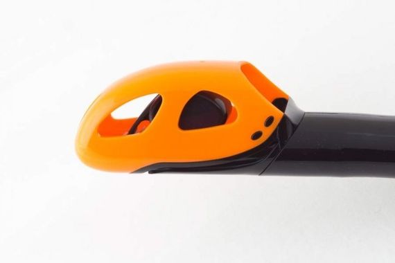 Трубка Scorpena K c двумя клапанами, прямая