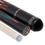 Кий для русского бильярда Vantex Оникс №4 (черный граб, шпон), трехсоставной