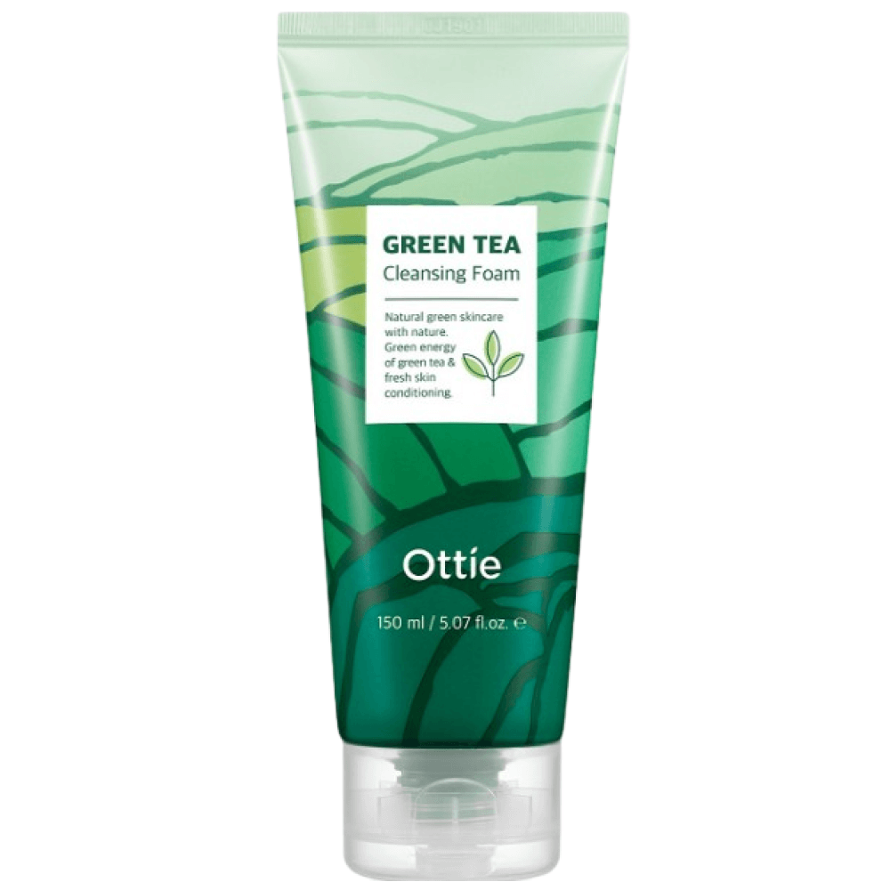Пенка для умывания с экстрактом зелёного чая Ottie Green Tea Cleansing Foam