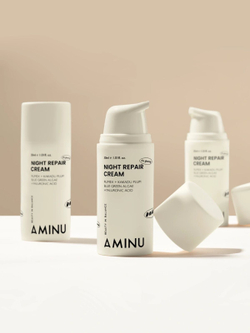 AMINU NIGHT REPAIR CREAM - ночной восстанавливающий крем, 30 мл