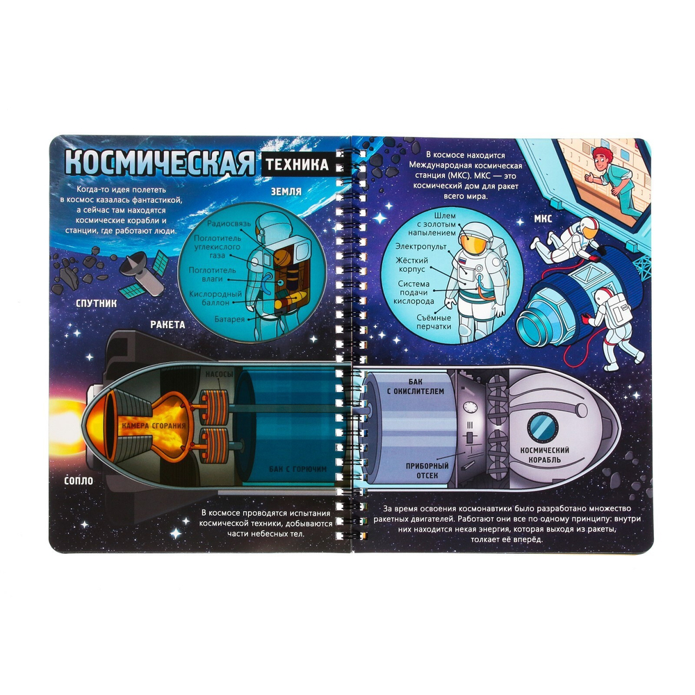 Энциклопедия с прозрачными страницами «Что мы знаем о космосе», 30 стр.
