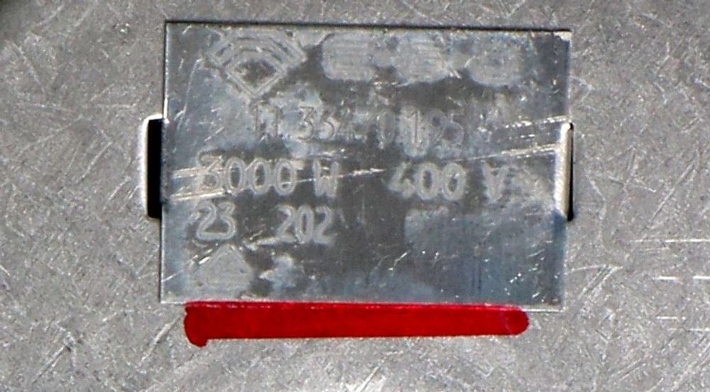 Электроконфорка EGO 3000W 400V 300X300мм 11.33470.195