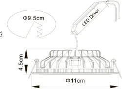 Точечный встраиваемый светильник Arte Lamp