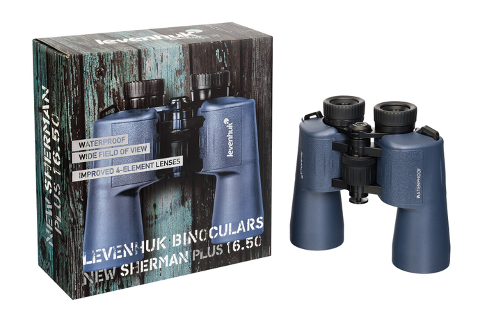 Бинокль Levenhuk New Sherman PLUS 16x50
