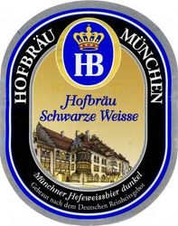 Пиво Hofbräu Schwarze Weisse Пиво Hofbräu Schwarze Weisse