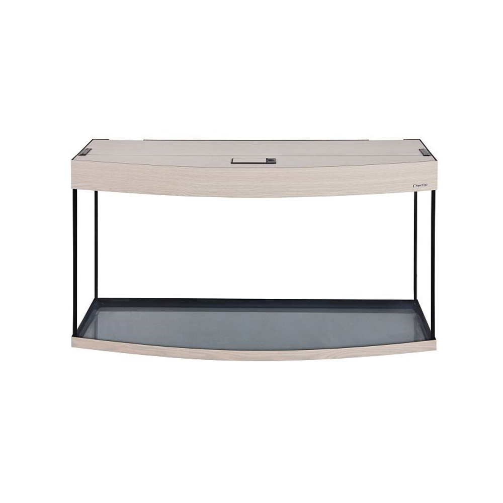 Аквариум LUX Ф170 / 170л фигурный Выбеленный дуб LED (100*40*56)+Крышка, свет  LEDDY TUBE Retro Fit