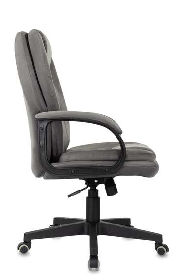Кресло руководителя Бюрократ CH-668 темно-серый Holland 18 крестов. пластик