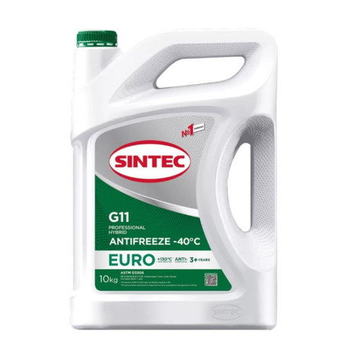 Антифриз SINTEC G11 green -40 10кг