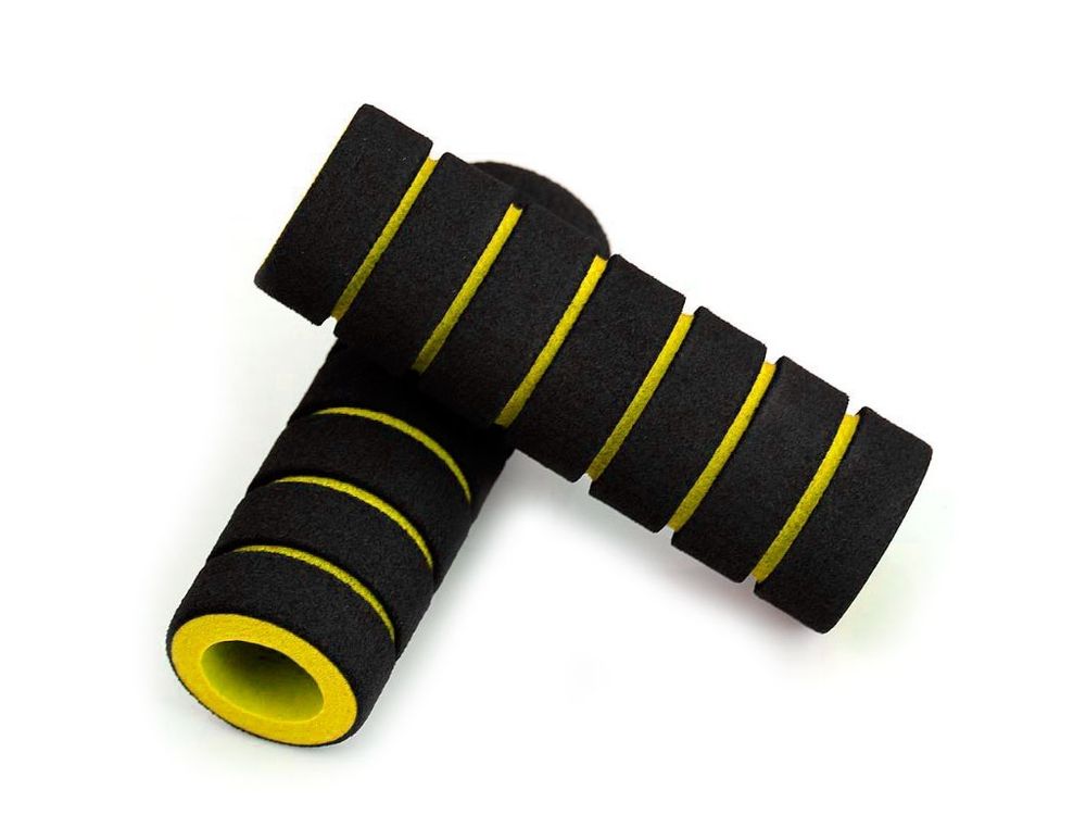 Мягкие антискользящие накладки для велоруля: НМВТ-OM  (Жёлтый)