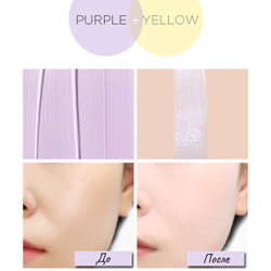 Корректирующая база под макияж IM UNNY Lively Makeup Base #01.Violet, 30гр