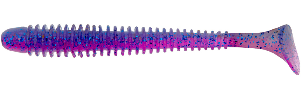 Приманка силиконовая Keitech Swing Impact 4" #EA16T Cotton Candy Blue FLK