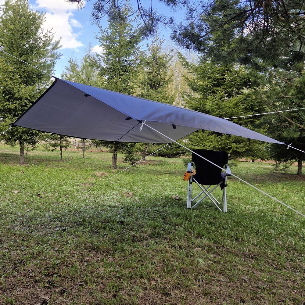 Тент-навес Prival туристический 2х2.9м, 80г/м2, PU 4000, серый