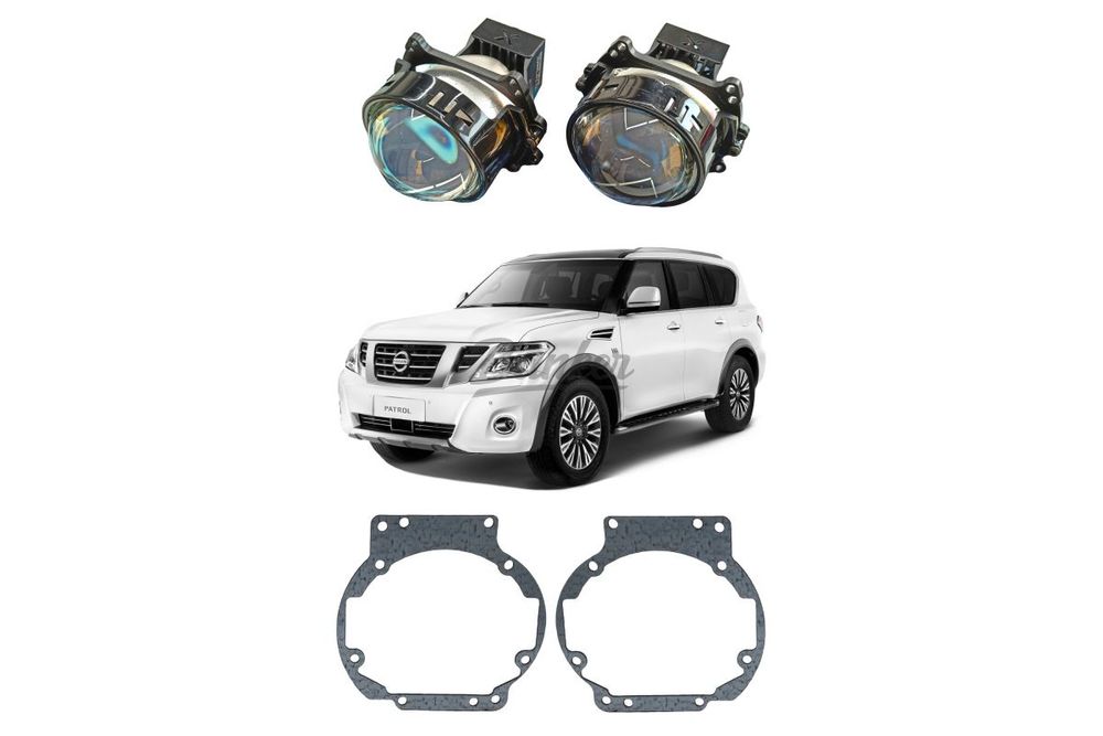 Комплект для замены штатных линз Nissan Patrol Y62 2010-2021
