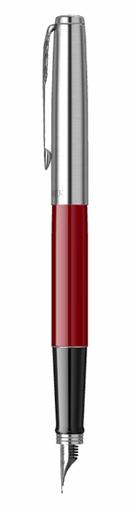 Перьевая ручка Parker Jotter Red CT , перо: F, цвет чернил: black, в подарочной упаковке