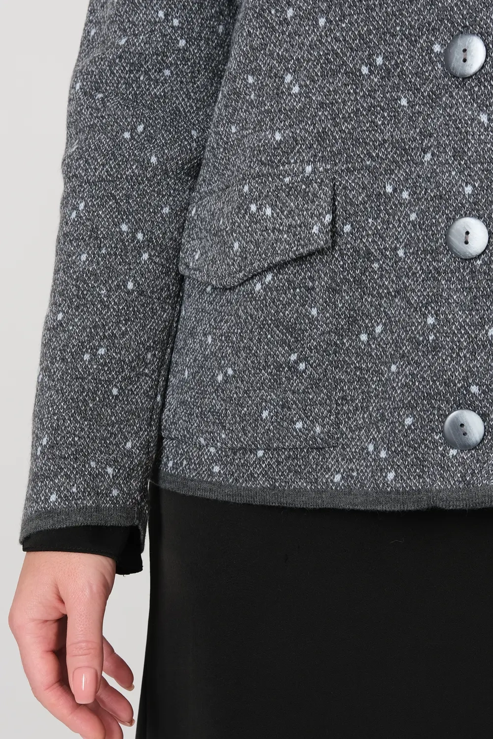 Жакет Д 3409/серо-джинсовый