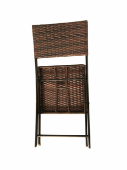 Комплект складной мебели из искусственного ротанга Росарио Шоколад