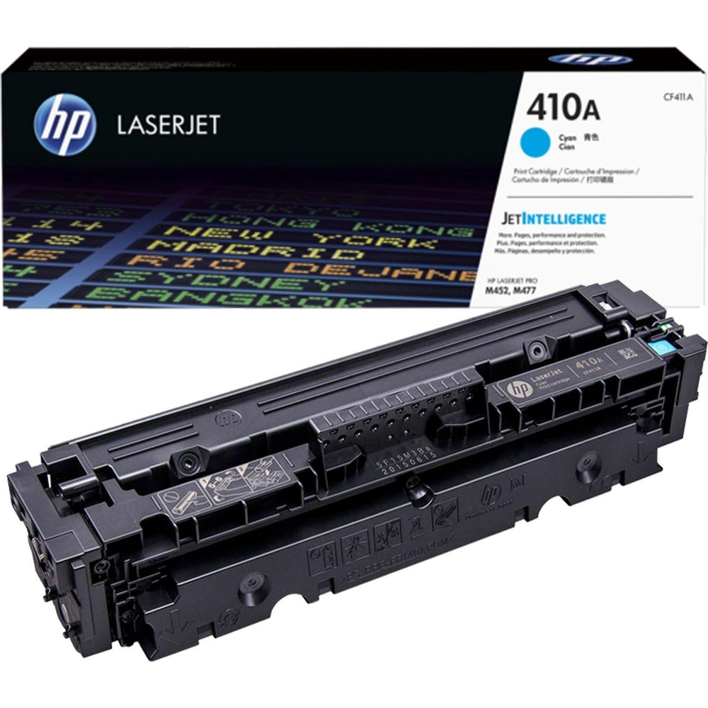 Картридж лазерный HP 410A CF411A гол. для CLJ Pro M452/MFP M47