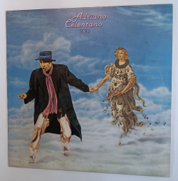 Винтажная виниловая пластинка LP Adriano Celentano Soli (Italy 1979)