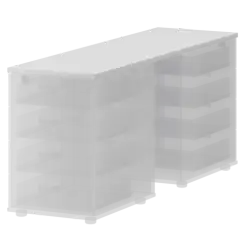 Топ единый для двух приставных тумб СМТ-4Т25-15  434x1496x25 Смарт