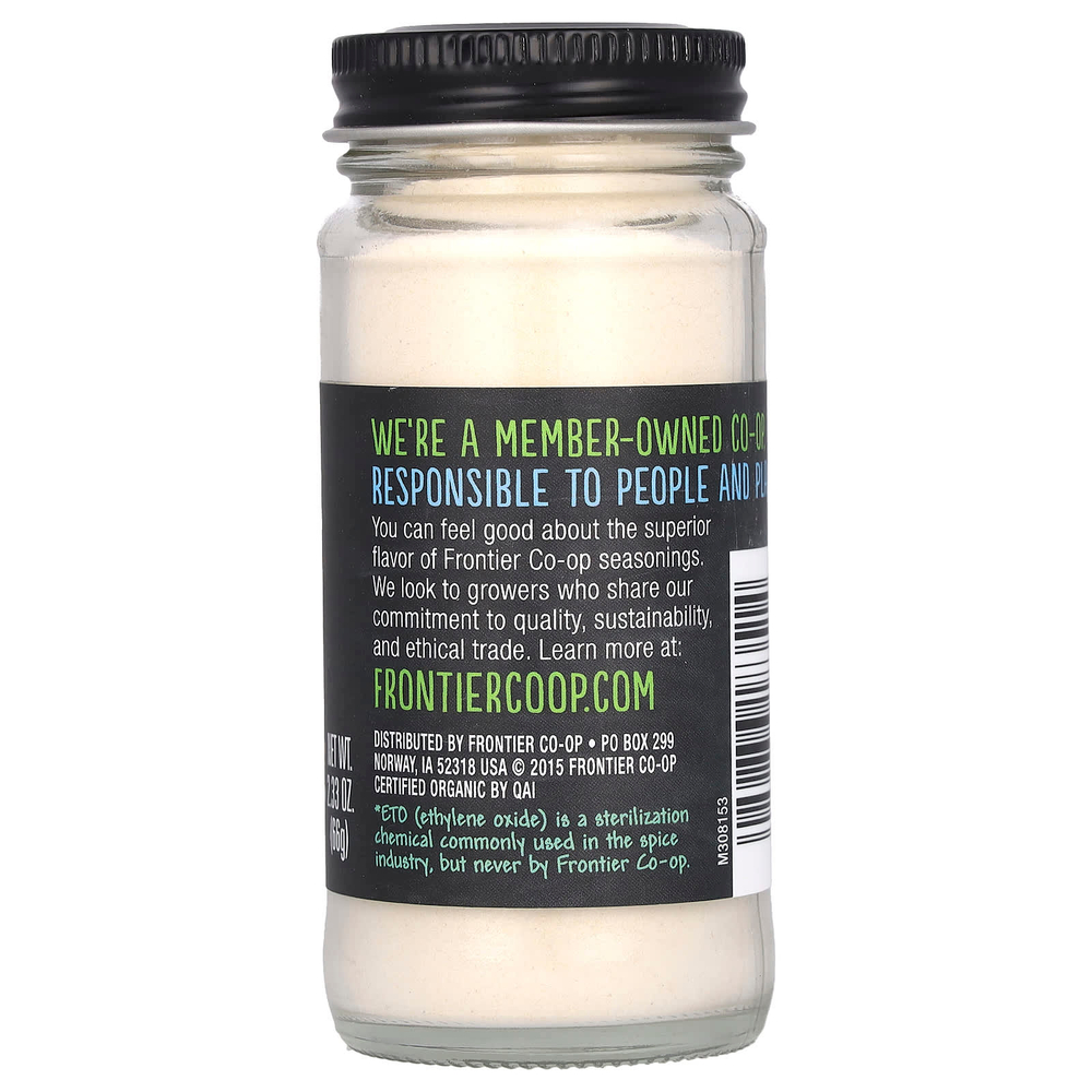 Frontier Co-op, органический чесночный порошок, 66 г (2,33 унции)
