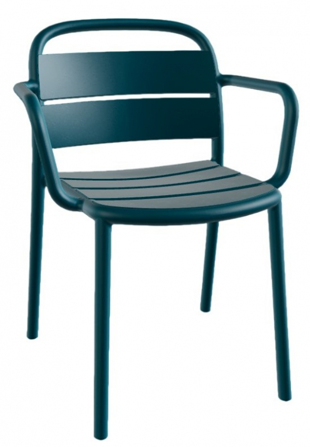 Кресло пластиковое Papatya Balat-K, мраморное море