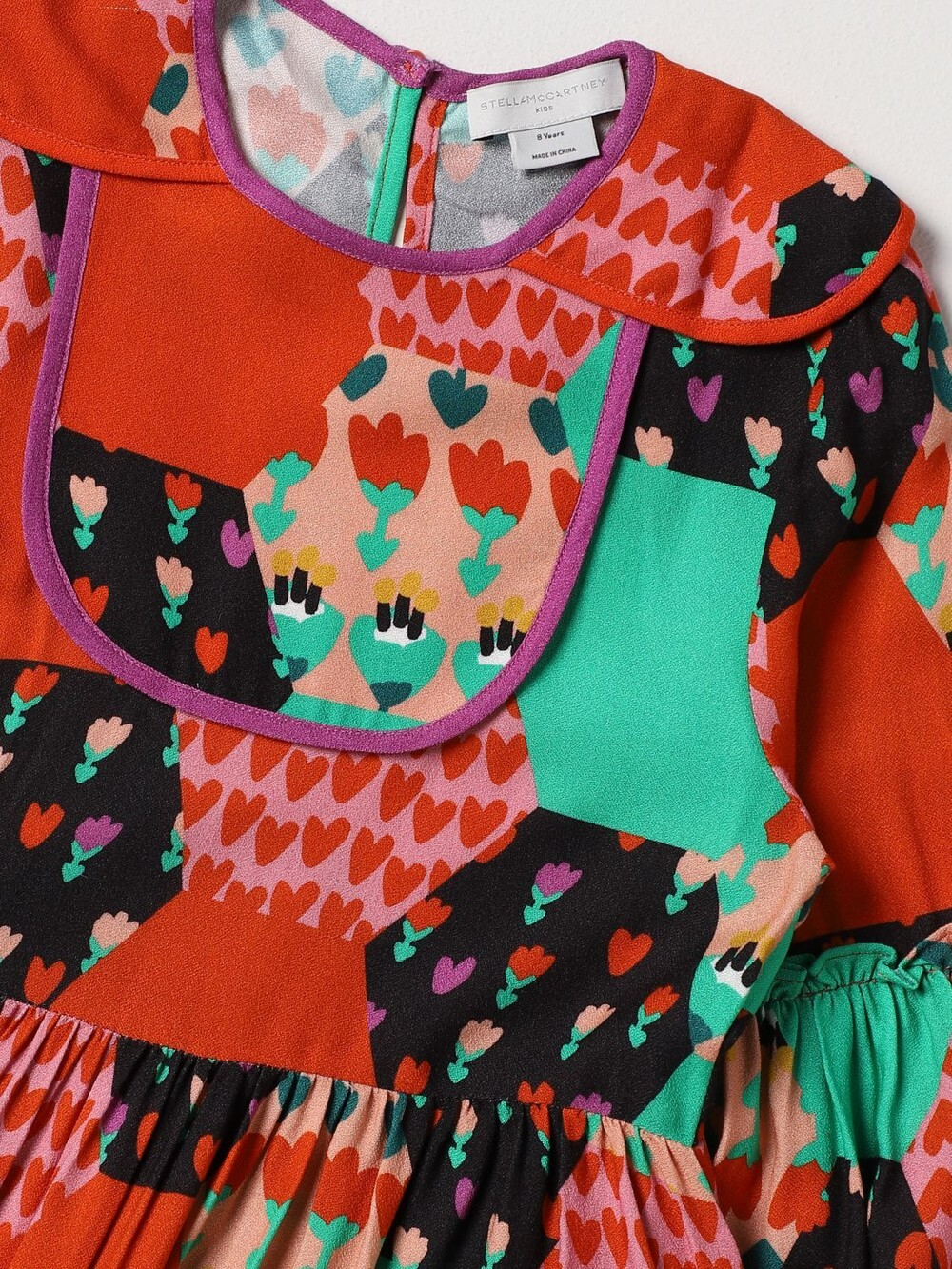 Платье STELLA McCARTNEY Красный/Зеленый/Фуксия/"Пэчворк" (Девочка)