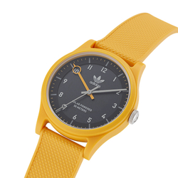 Adidas Originals STREET Wrist Watch Quartz Movement Resin Strap 39 Black Dial Unisex 50m Water Resistant AOST225582I