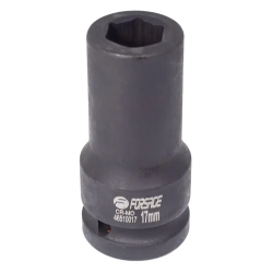 Головка ударная глубокая 17мм 3/4''6гр Forsage F-46510017