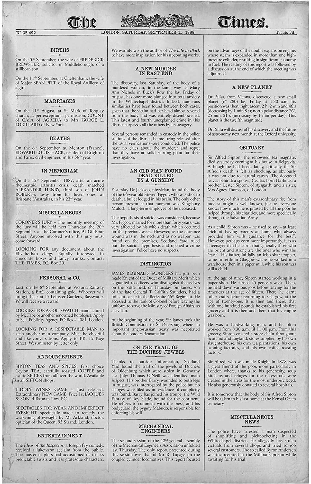 Шерлок Холмс, детектив-консультант. Карлтон-хаус и Куинс-парк - на английском языке