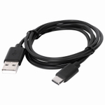 Кабель USB 2.0-Type-C 1 м SONNEN медь для передачи данных и зарядки черный (4 штуки в упаковке)