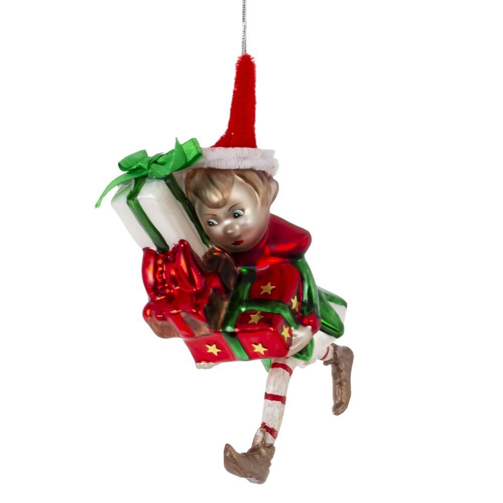 GAEM Украшение новогоднее "Мальчик-эльф", L9 W5 H13 см