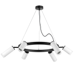 LR0163638630 Люстра RULLO 6х50W GU10 ЧЕРНЫЙ (571016+214436-3+214486-3+202430-6)