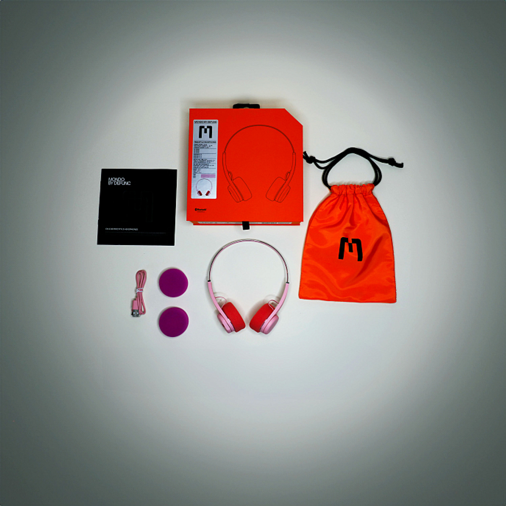 Mondo by Defunc Freestyle On-Ear Pink (розовый) накладные наушники