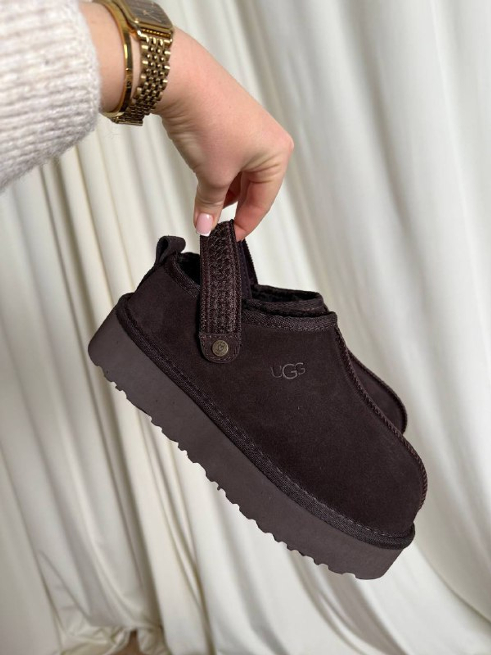 Угги UGG из натуральной замши/Натуральный мех