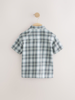 Рубашка с коротким рукавом для мальчика Next AD1-668, Черный, Белый