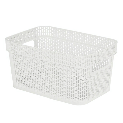 Корзина для хранения Keeplex Ajur с л 27,1х18,3х13,7см белое облако