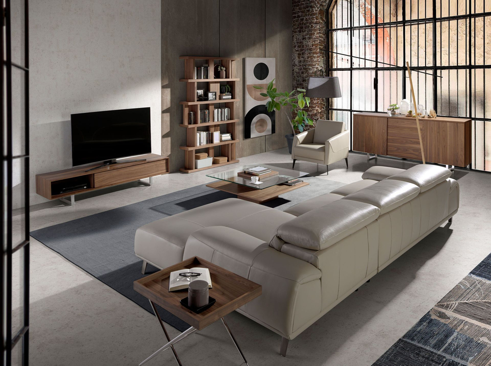 Кресло 5094/KF-A051-M5652 кожаное с черными стальными ножками