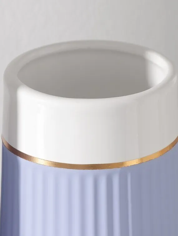 Набор аксессуаров для ванной комнаты SAVANNA Grace, 3 предмета (дозатор для мыла 290 мл, стакан, мыльница), цвет сиреневый,белый