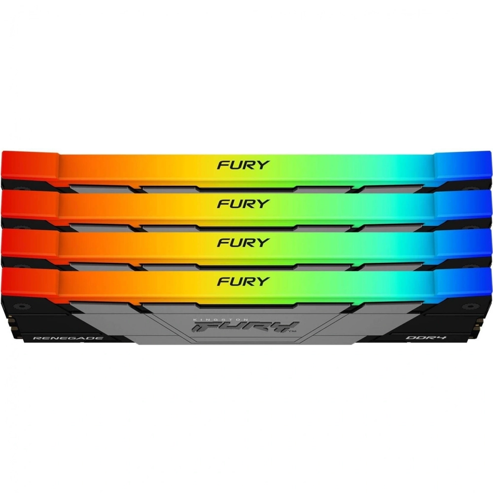 Память оперативная Kingston DDR4 4x8GB 3600MHz Fury Renegade RGB RTL Gaming (KF436C16RB2AK4/32)
