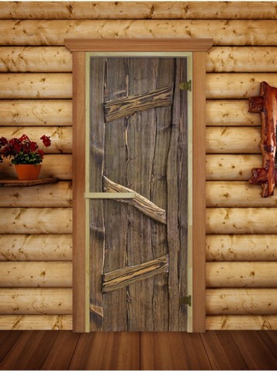 Дверь Для Бани " Русская Баня-04"