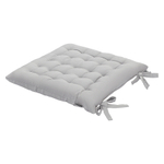 Подушка на стул из хлопка серого цвета из коллекции essential, 35х35 см