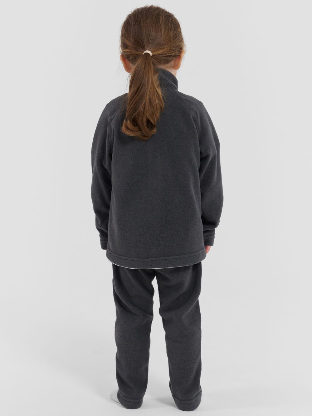 Детская куртка из флиса VITIM серый гравий