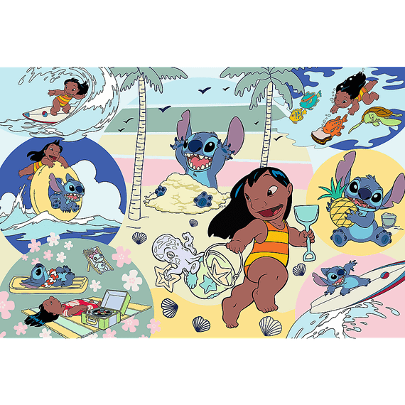 Pazl / Пазлы / Puzzles - "160" - Stitch rules / Disney Lilo&amp;Stitch