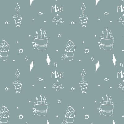 Графика контур День Рождения