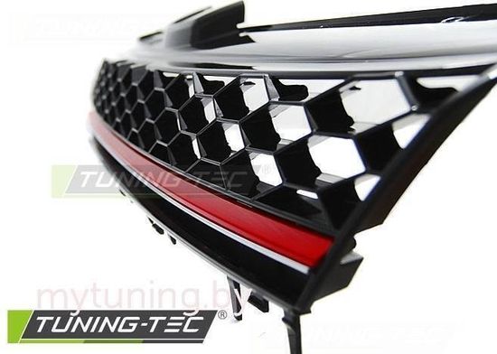 Решетка радиатора GTI LOOK BLACK RED для Volkswagen Golf 7