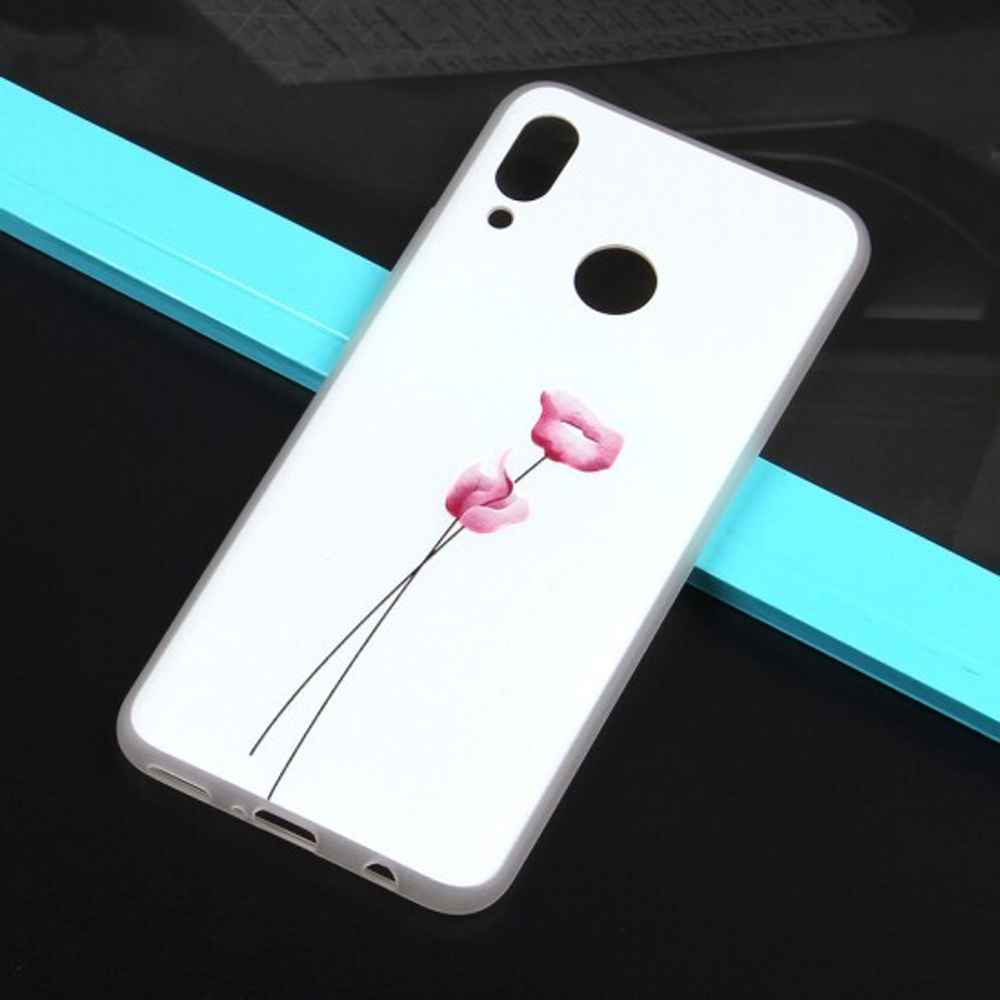 Чехол ТПУ с цветами для Huawei Nova 3, 010774