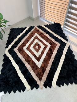 Покрывало меховое ковер из шкуры овчины