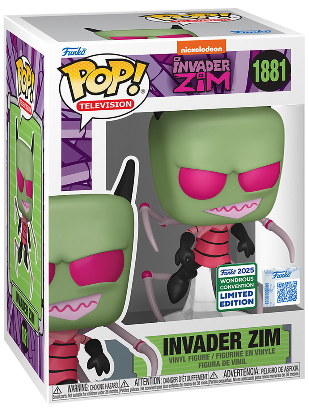 Фигурка Funko POP! TV Invader Zim Invader Zim WonderCon25 (Exc) (1881) 85291