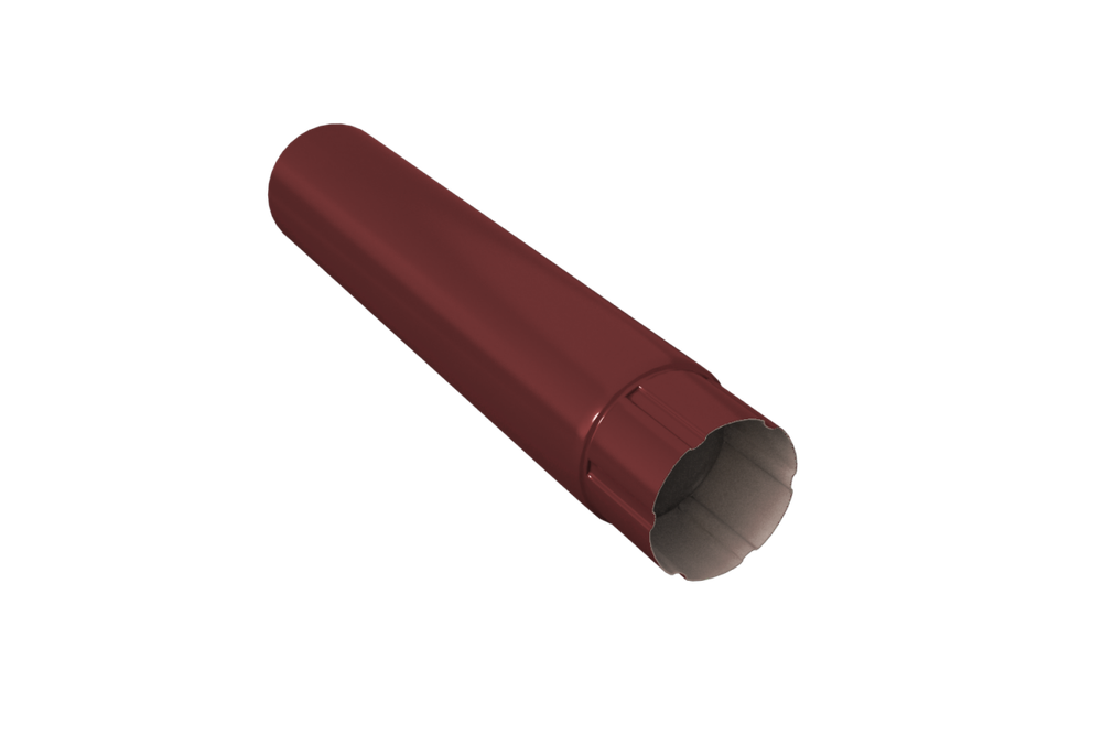 Труба водосток металл RAL 8017  ф 90мм  3,0 м