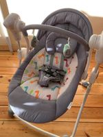 PITUSO электрокачели Viola Grey/Серый Жираф пульт, MP3, адаптер,76*61*69см